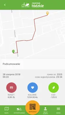 Rowerowe Łódzkie android App screenshot 1